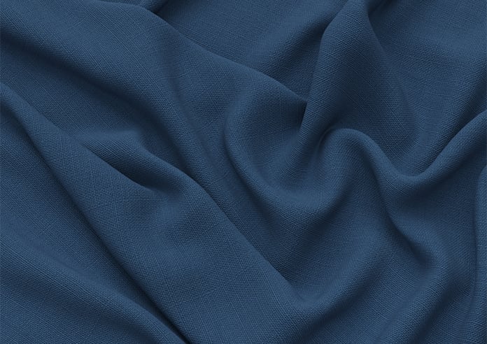 Lyra, Mariana Blue - Motorised Roman Blind - Image 4